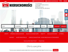 Tablet Screenshot of ntm-nieruchomosci.pl